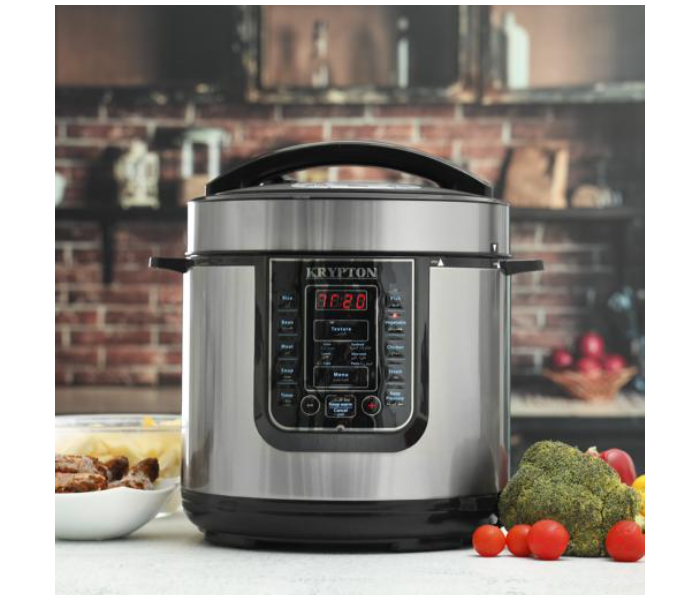 Krypton KNPC6297 Electric Pressure Cooker - Black and Silver - Zoom Image 2