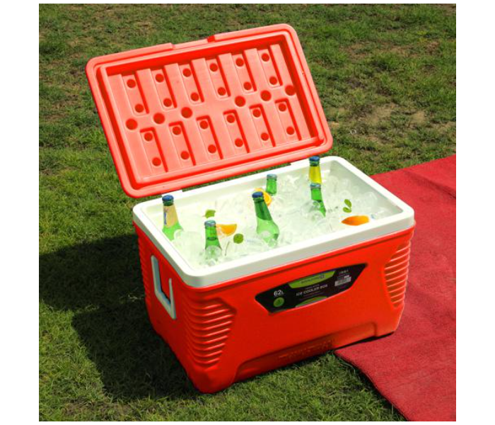 Royalford RF10480 62Litre Insulated Ice Cooler Box - Red - Zoom Image 4