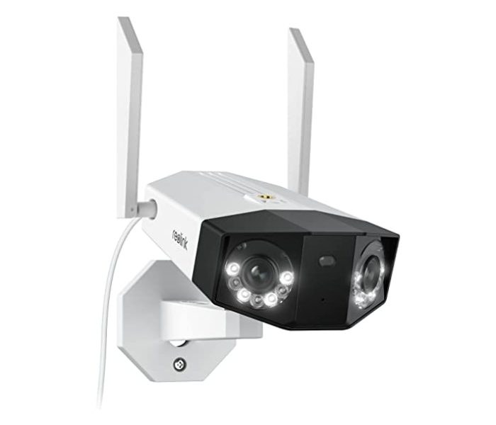 Reolink DUO 4G WITH SOLAR PANEL 4MP Wire-Free Wifi Home Security Camera With Solar Panle - Black and White - Zoom Image 2