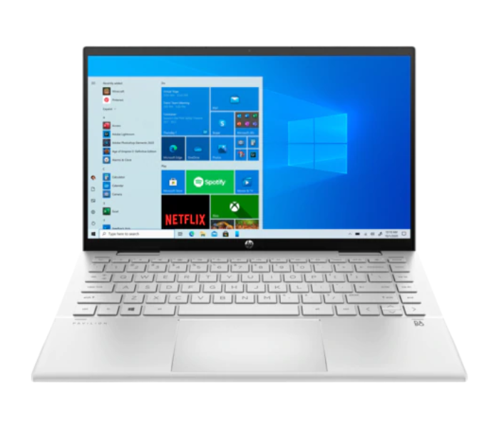 HP PAVILION X360  14-DY1003NIA-594S1EA-SLV 14 Inch FHD Intel Core i5 11557G7 Processor 8GB RAM 512GB SSD Intel Iris Graphics Windows 11 Home - Silver - Zoom Image 1