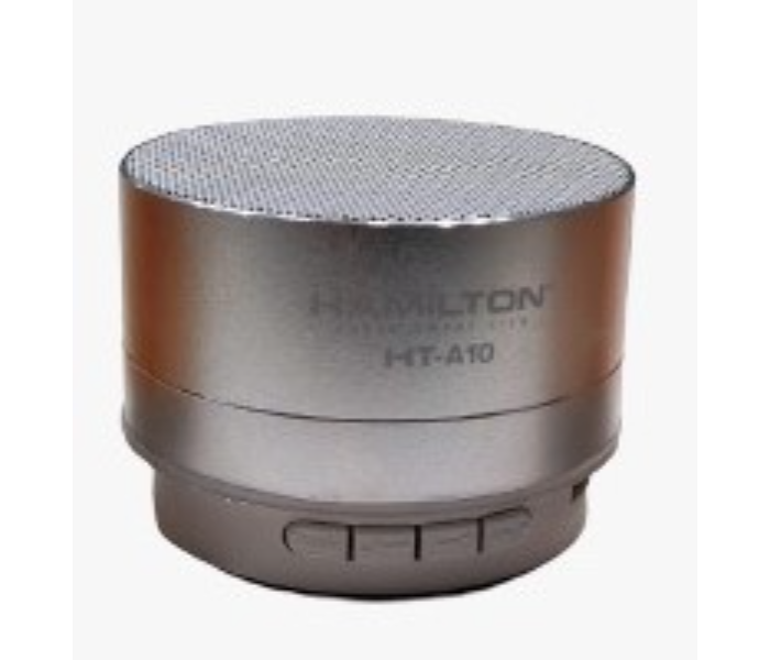 Hamilton HT-A10 Mini Speaker with Mobile Phone Call - Silver - Zoom Image