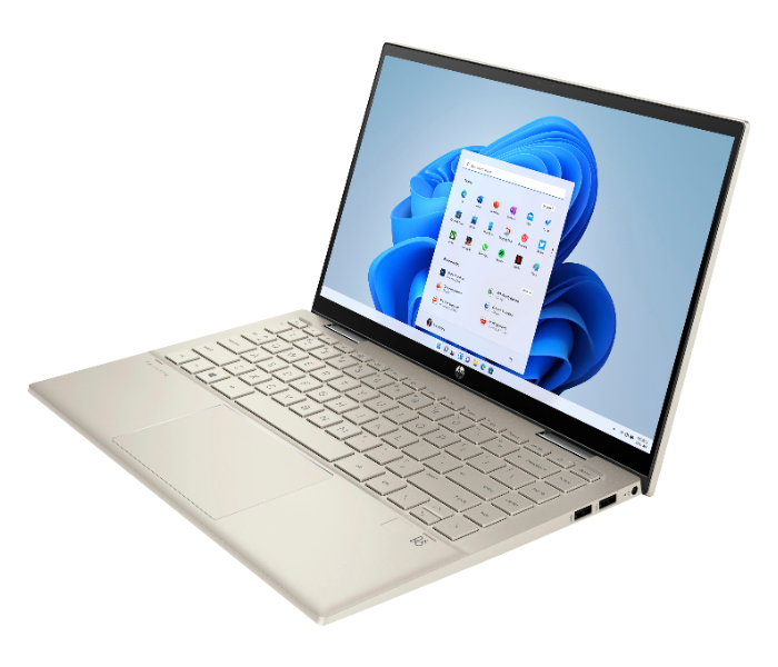 HP 4P8P1UA 14M-DY1033DX Pavilion Touch Screen X360 2-in-1 14 Inch FHD Intel Core i5-1155G7 Processor 8GB RAM 512GB SSD Intel Iris Xe Graphics Windows 11 Home - Silver - Zoom Image 2