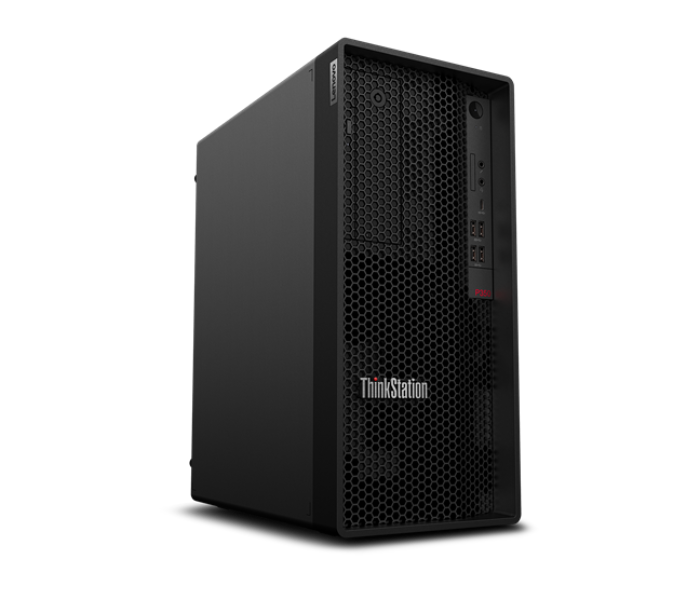 Lenovo 30E3000MAX Think Station P350 TWR Intel Core i7-11700 Processor 8GB DDR4 RAM 512GB SSD Intel UHD Graphics 750 Windows 10 Pro 64 - Black - Zoom Image 2