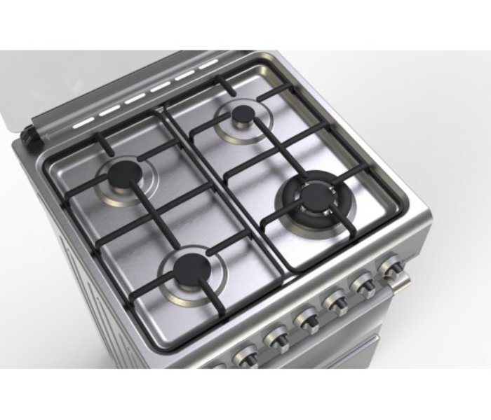 Afra AF-60 Stainless Steel Free Standing 4 Burners Gas Oven - Silver - Zoom Image 3