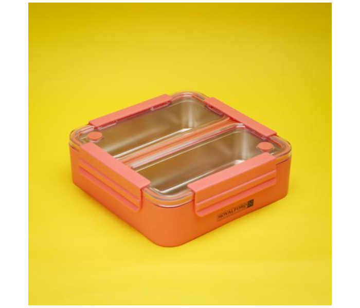 Royalford RF11102 1100ML Stainless Steel Square Lunch Box - Rose - Zoom Image 4