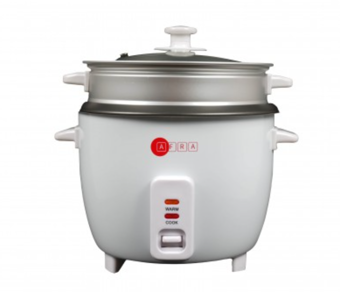 Afra AF-1550RCWT 1.5 Litre Rice Cooker - White - Zoom Image 1