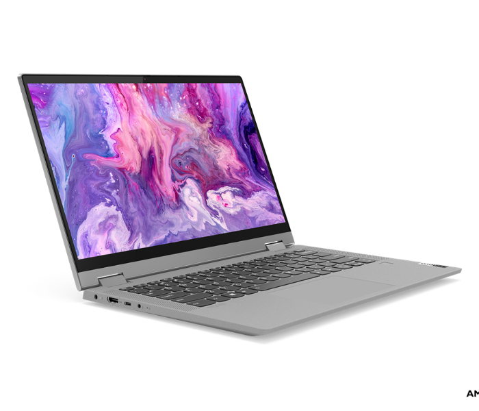 Lenovo 82HU00A1AX Ideapad Flex 5 14ALC05 14 Inch FHD AMD Ryzen 3 5300U Processor 4GB DDR4 RAM 256GB SSD Integrated AMD Radeon Graphics FingerPrint Windows 11 Home 64 - Silver - Zoom Image 4