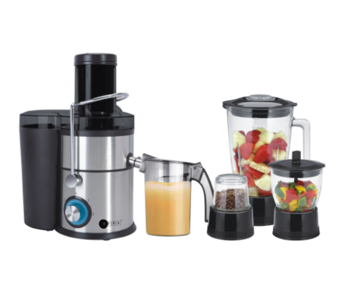 Afra AF-800JCBK 1.5 Litre 4 in 1 Juicer - Black and Silver - Zoom Image 1