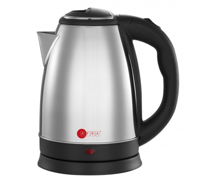 Afra AF-1815KTSS 1500 Watts 1.8 Litre Stainless Steel Electric Kettle - Silver and Black - Zoom Image 1