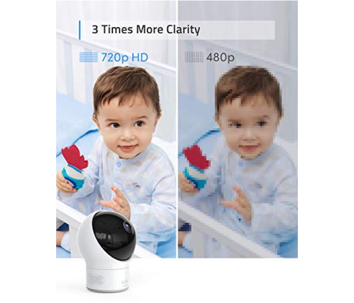 Anker T83002D3 Space View Baby Monitor B2C - UK - Grey and White - Zoom Image 3