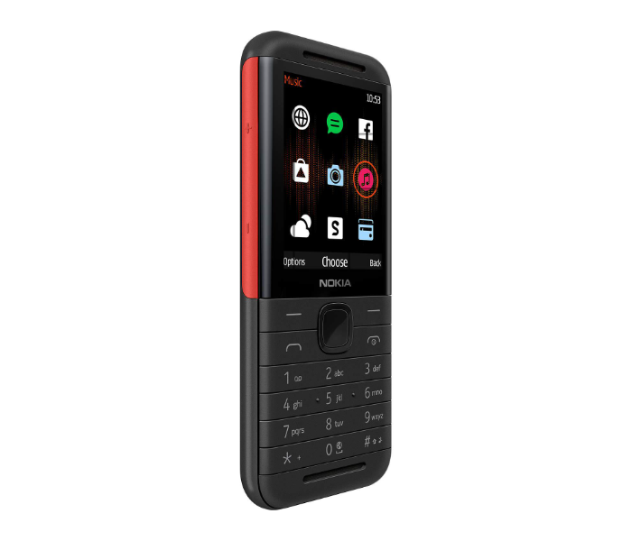 Nokia  5310 Dual Sim Basic Mobile - Black and Red - Zoom Image 1