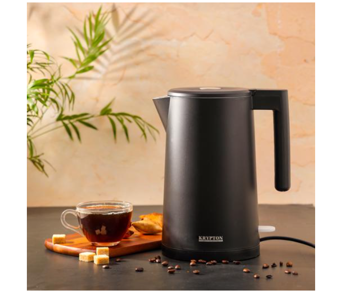 Krypton KNK6341 1.7 Litre 2200 Watts Double Wall Electric Kettle - Black - Zoom Image 2