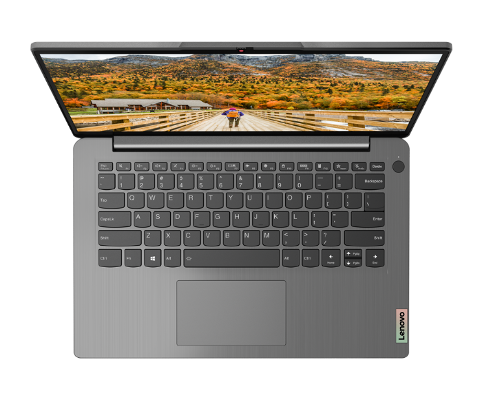 Lenovo 82KT00TKAX Ideapad 3 14ALC6 14 Inch FHD AMD Ryzen 7 5700U Processor 8GB DDR4 RAM 512GB SSD FingerPrint Integrated AMD Radeon Graphics Windows 11 Home 64 - Grey - Zoom Image 1