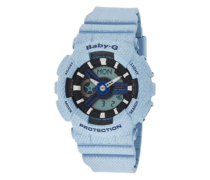 Casio BA-110DE-2A2DR Baby-g Analog-Digital Watch for Women - Blue - Zoom Image 1