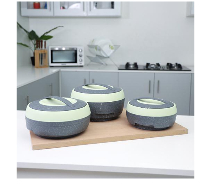 Royalford RF9731 3 Piece Cosmos Casserole Set - Grey and Blue - Zoom Image 4