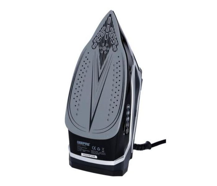 Geepas GSI24024 2200 Watts Ceramic Steam Iron Box - Black - Zoom Image 3