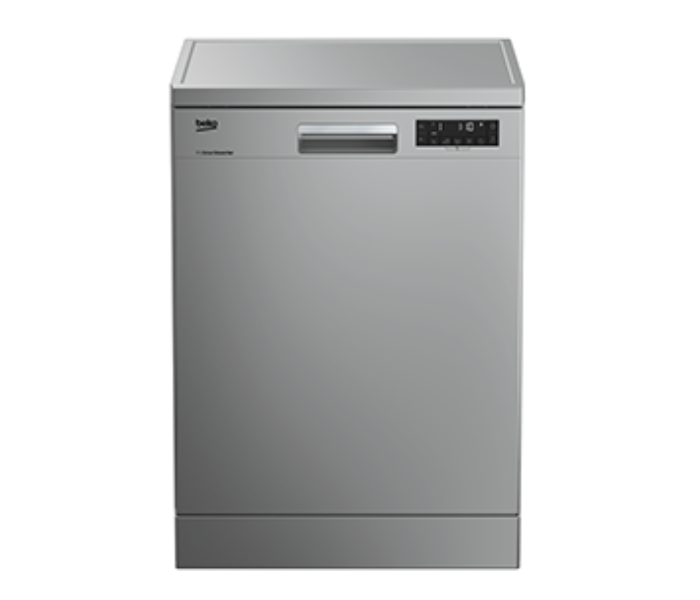 Beko DFN28420S Freestanding Dishwasher - Silver - Zoom Image 1