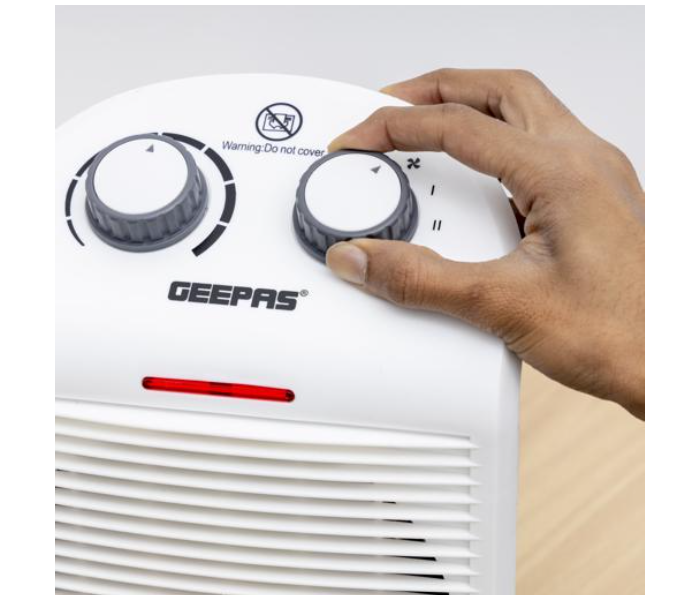 Geepas GFH28520 2000 Watts Fan Heater - White - Zoom Image 4