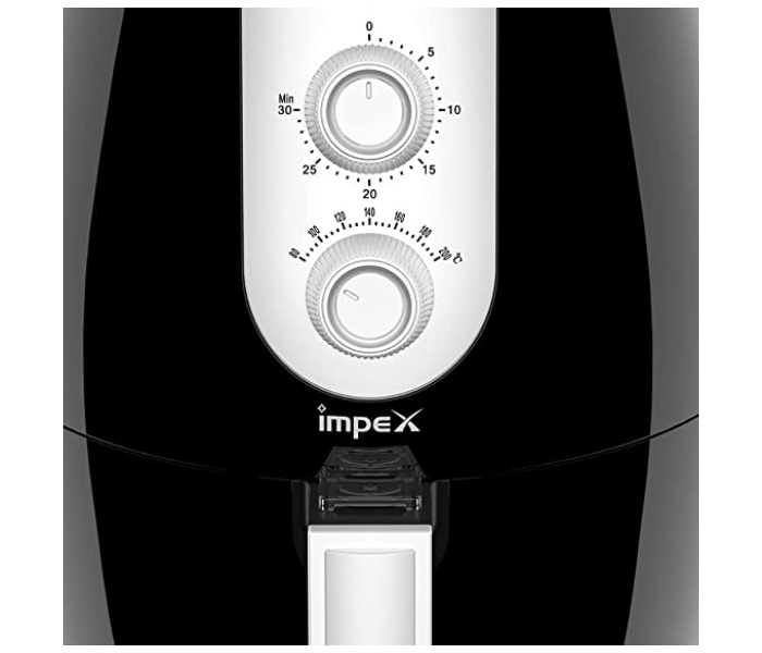 Impex AF 4305 4 Litre 1500Watts Mechanical Hot Air Fryer - Black - Zoom Image 3