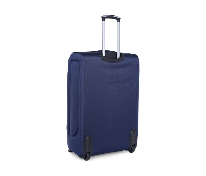 Tayyara Soft Shell 24 Inch Luggage Suitcase Ultra Lightweight Expandable With 2 Wheels - Blue - Zoom Image 3