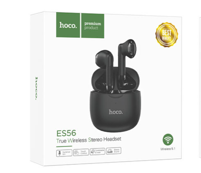 Hoco ES56 Wireless Headset - Black - Zoom Image 4