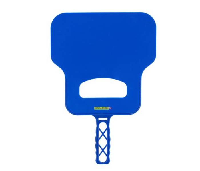 Royalford RF10387 Barbeque Blower-Hand Fan - Blue - Zoom Image 1