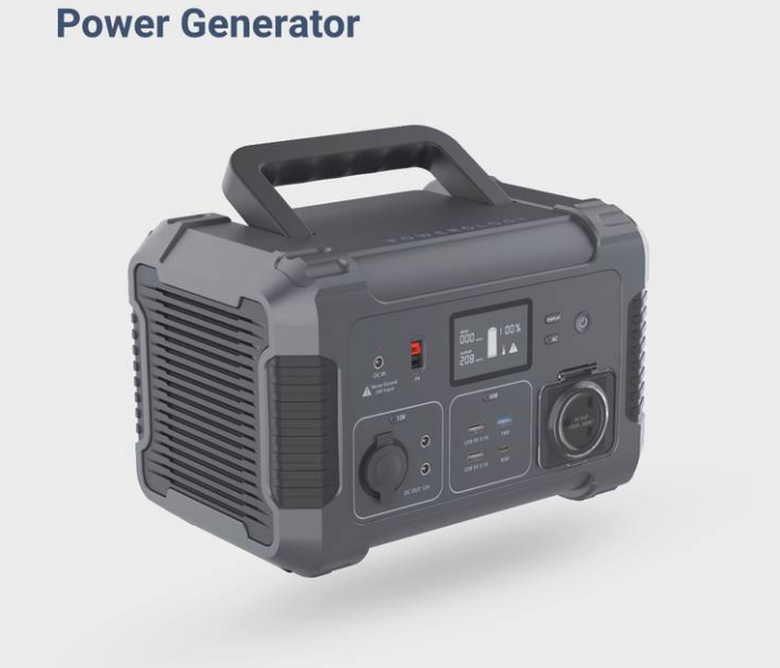 Powerology PGN500PDBK Portable Power Generator - Black - Zoom Image 2