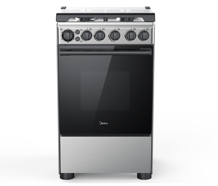 Midea BME55007-FFD Stainless Steel Gas Cooking Range - Silver - Zoom Image 1