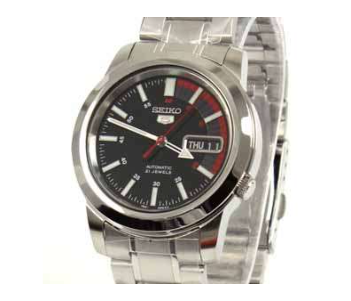 Seiko SNKK31J1Q Stainless Steel Automatic Analog Watch for Men - Silver - Zoom Image