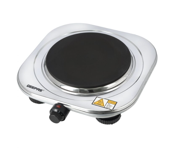 Geepas GHP32023 Stainless Steel Single Hot Plate - Black and Silver - Zoom Image 3