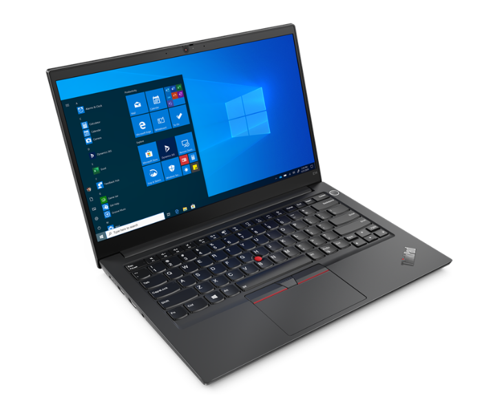 Lenovo 20TA000PGR NoteBook E14 14 Inch FHD Intel Core i7 1165G7 Processor 16GB DDR4 RAM 512GB SSD Integrated Intel Iris Xe Graphics DOS - Black - Zoom Image 2