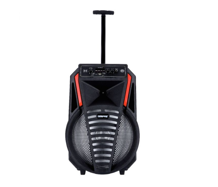 Geepas GMS11188 2400 mAh Rechargeable Speaker - Black - Zoom Image 1