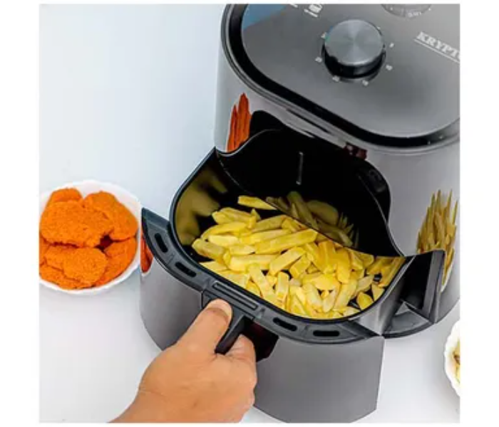 Krypton KNAF6362 3 Litre 1400 Watts Air Fryer - Black - Zoom Image 4