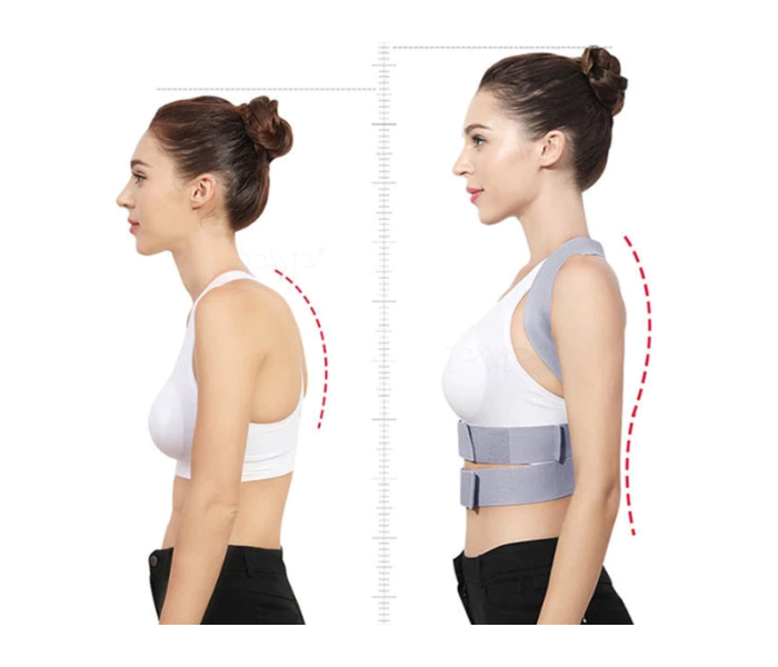 RMN Combo of 3 Pieces Adjustable Postural Correction Strap for Back Large/XL for Women - Zoom Image 2