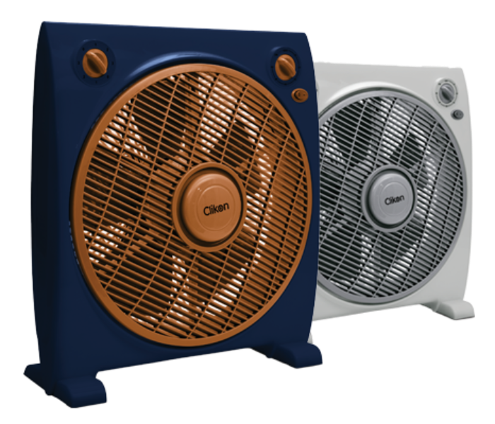 Clikon CK2036 40Watts 12 Inch Box Fan - Blue - Zoom Image