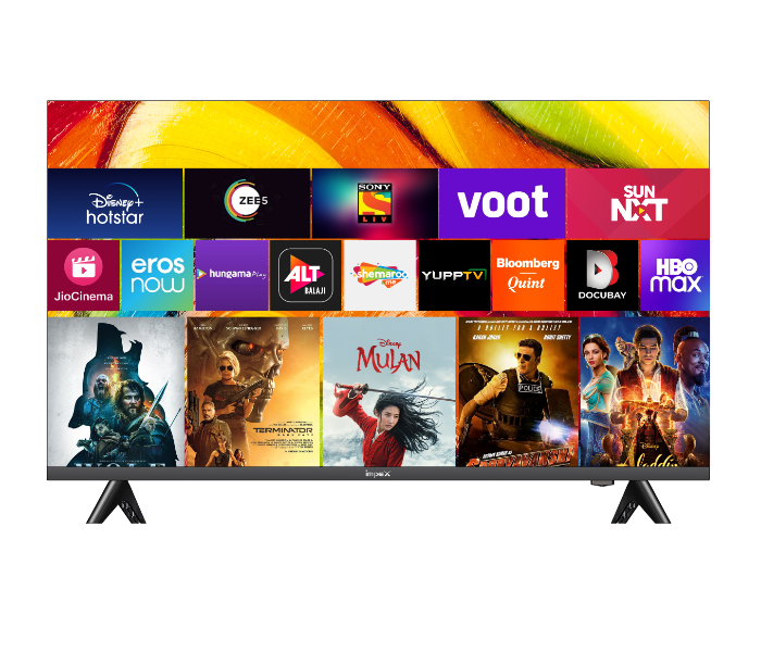 Impex GLORIA 50 Inch UHD Smart TV - Black - Zoom Image 1