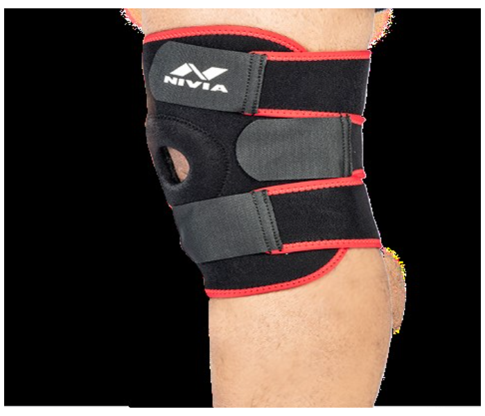 Nivia Neoprene Orthopedic Knee Support - Black - Zoom Image