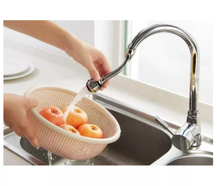 OEM ABS 360 Degree Rotating Splash-proof Faucet Extender - Silver - Zoom Image 1