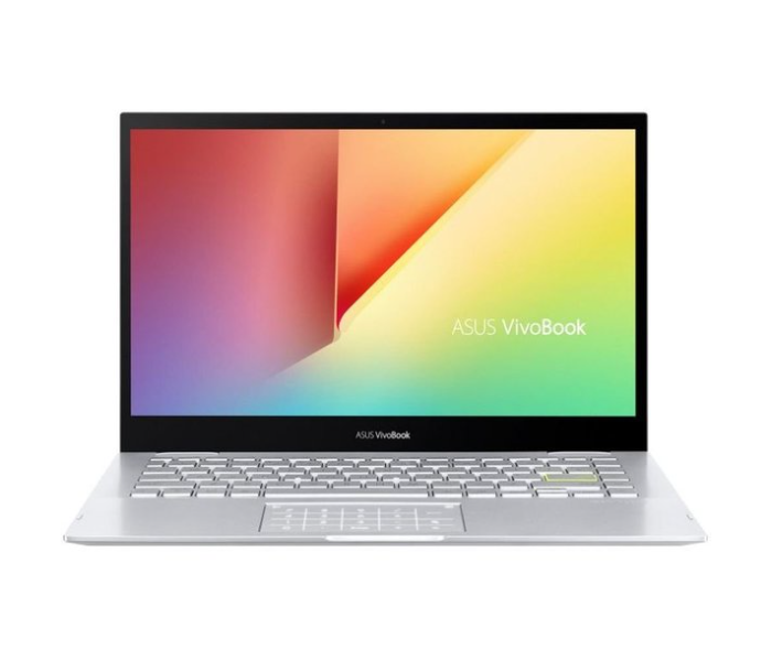 ASUS TP470EA-EC451W Vivobook Flip 14 Touch Laptop 14 Inch FHD Intel Core i7 1165G7 Processor 16GB DDR4 RAM 1TB SSD Intel Iris Xe Graphics Windows 11 Home - Silver - Zoom Image 1