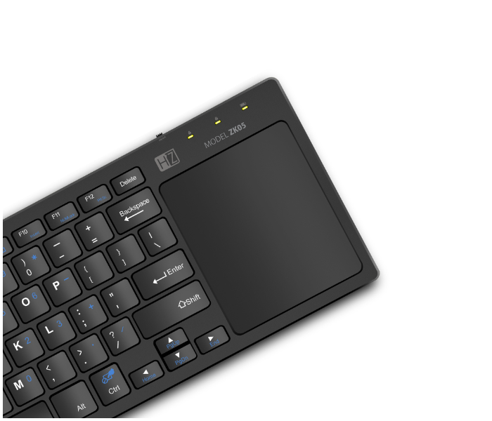 Heatz ZK05 - Touch Pad Wireless Keyboard - Zoom Image 1