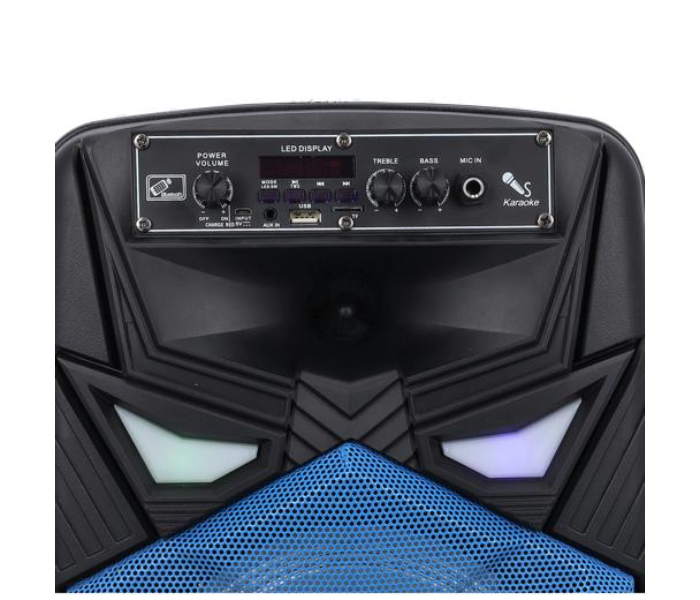 Krypton KNMS5395 1800mAh Rechargeable Portable Speaker with Mic and Remote - Black - Zoom Image 5