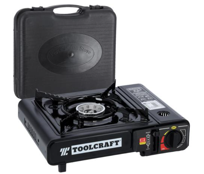 Royalford RF10359 Portable Gas Stove - Black - Zoom Image 1