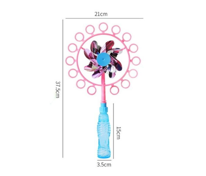 Generic Windmill Bubble Machine Colorful Bubble Stick with liquid  - Zoom Image 5