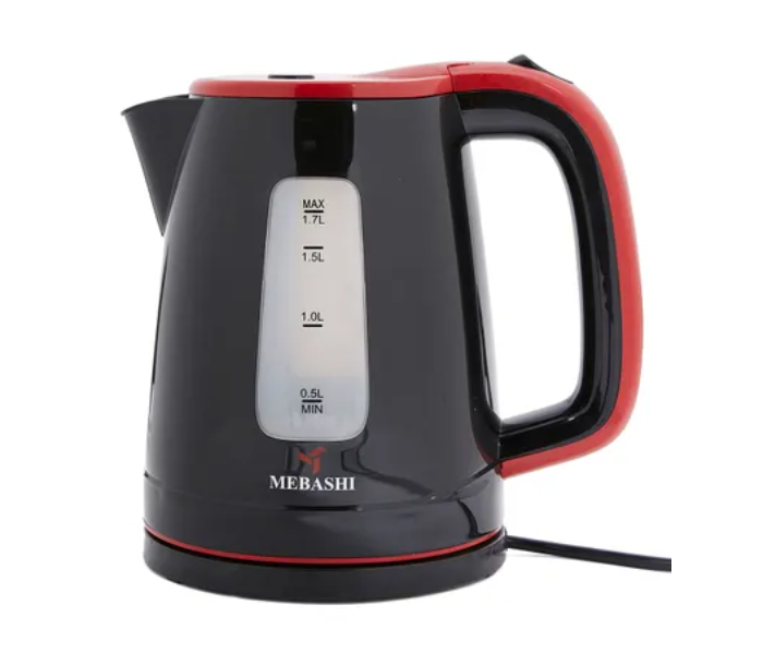 Mebashi ME-KT1108PW 1850 - 2200 Watts 1.7 Litre Electric Kettles - Black and Red - Zoom Image 1