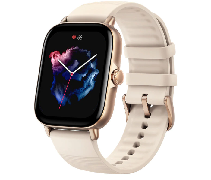 Amazfit GTS 3 Smartwatch - Ivory White - Zoom Image 1