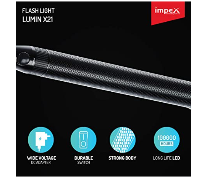 Impex LUMIN X21 Flash Light - Black - Zoom Image 2