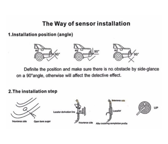 Galaxy Ocean Assistant Car Parking Sensor - Black - Zoom Image 7