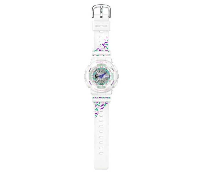 Casio BA-110TH-7ADR Baby-G Analog-Digital Watch for Women - White - Zoom Image 4