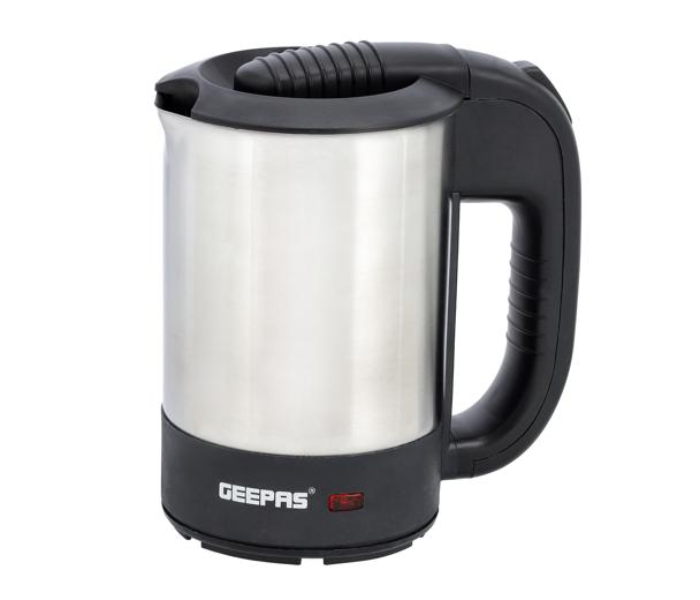 Geepas GK38047 0.5 Litre 250 Watts Stainless Steel Truck Kettle - Silver and Black - Zoom Image 1