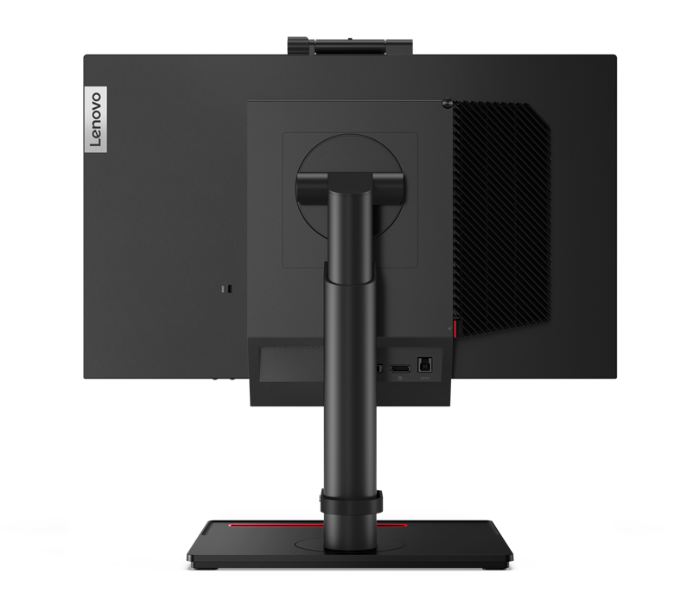 Lenovo 11GSPAT1UK ThinkCentre TIO22 21.5 Inch FHD In-Plane Switiching Monitor 6 ms 3in1 connection High Adjustment Pivot Stand with Integrated Speakers - Black - Zoom Image 5